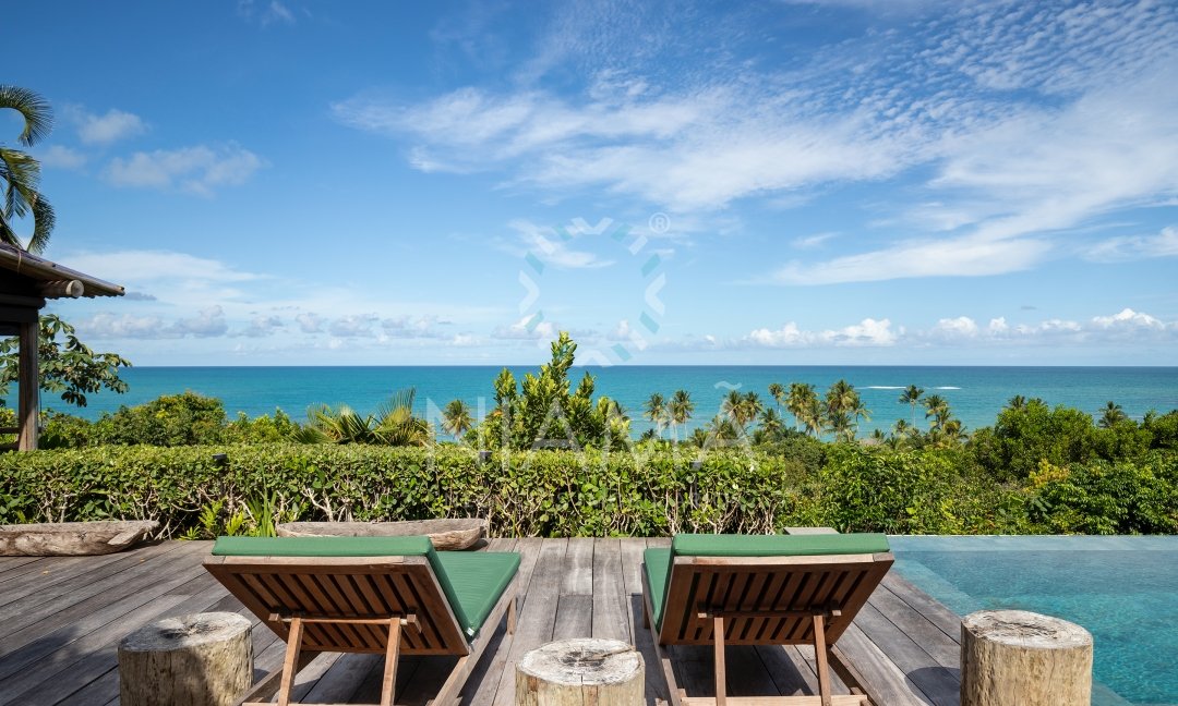 casa de luxo na praia em trancoso